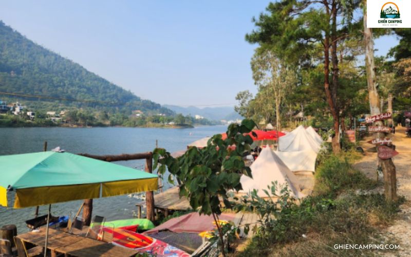 camping bằng ô tô gần Hà Nội tại Hồ Đồng Đò