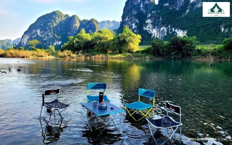 Khung cảnh sông Bôi Nam Hạ Hòa Bình mát lành, hữu tình