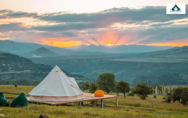 Glamping cho phép con người được hòa mình với thiên nhiên