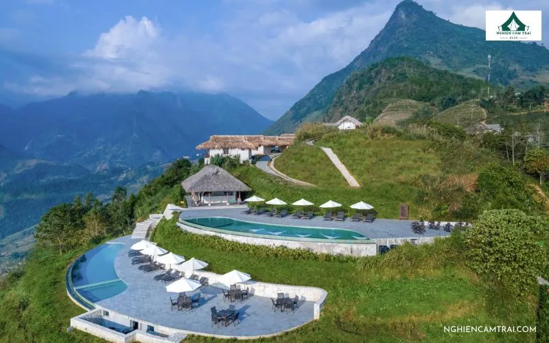 Toàn cảnh khuôn viên glamping ở Topas Ecolodge