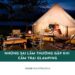 Những sai lầm thường gặp khi cắm trại Glamping mà bạn nên biết