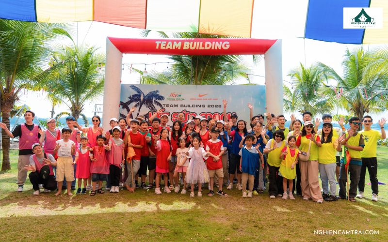 hoạt động team building tại Asia Island Glamping