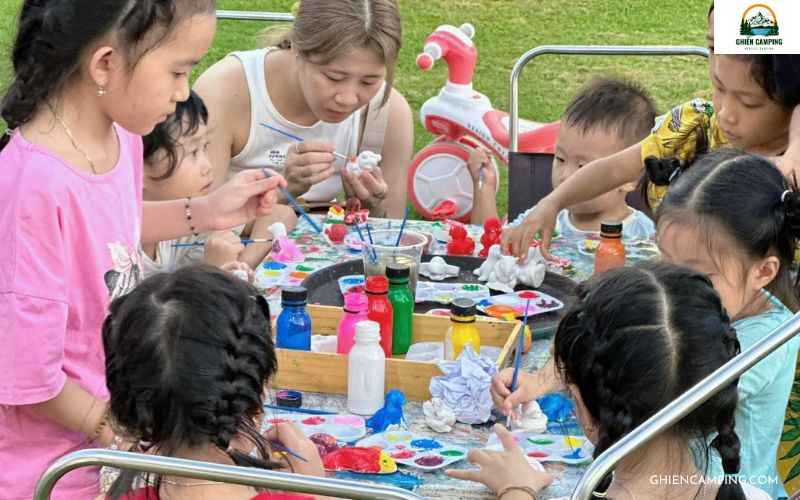 Trải nghiệm Riverside Glamping Quận 9 cực chill gần Sài Gòn 10 Workshop sáng tạo cho trẻ em