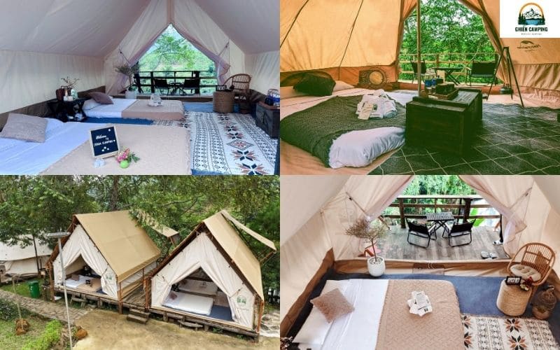 hệ thống phòng glamping sang trọng, đầy tiện nghi tại Zenda Glamping