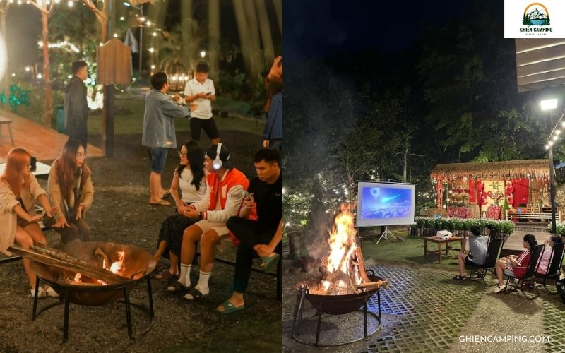 Tận hưởng không gian sân vườn rộng lớn và thư giãn