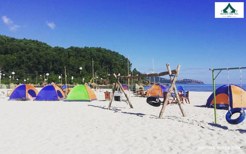 Top 8 địa điểm cắm trại Nha Trang view đẹp, hoang sơ nhất 10 Bãi Dài Nha Trang - Trải nghiệm camping bên bãi biển dài thơ mộng