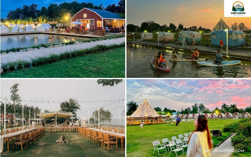 Vietgangz Glamping Club Saigon là địa điểm cắm trại nhẹ nhàng, thư thái giữa thiên nhiên.