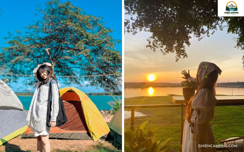 Sống ảo cực chất với khung cảnh “đẹp quên lối về” bên Hồ Trị An