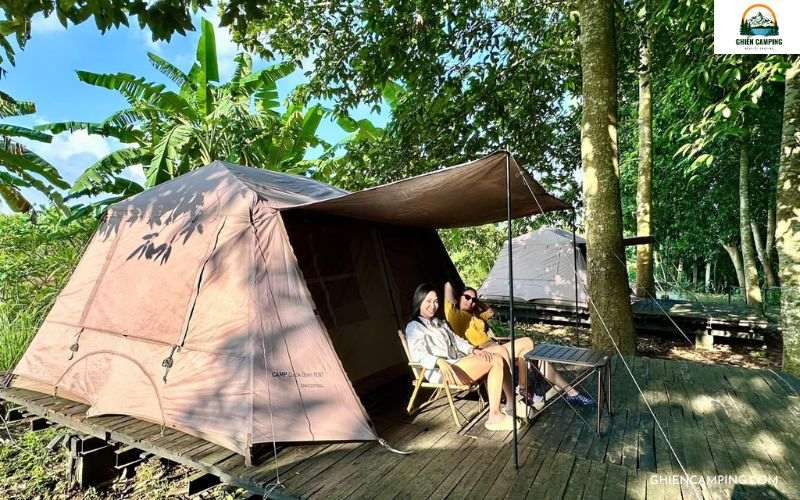 Lều glamping tại Suoi camp