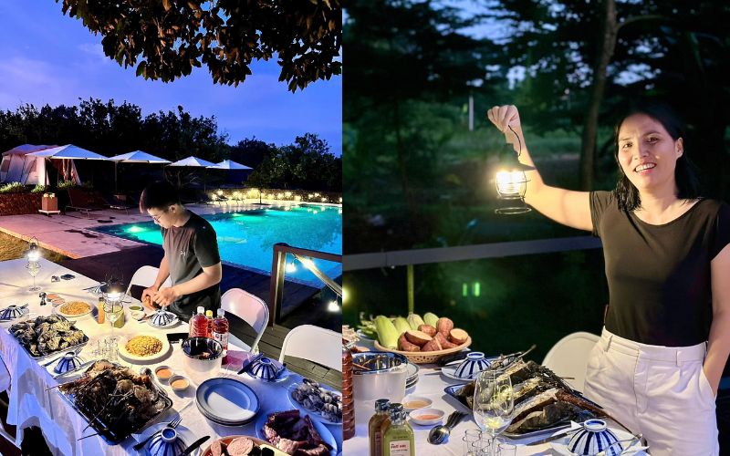 Thưởng thức Bữa tối BBQ và ẩm thực đặc sắc tại Suối Camp Vũng Tàu