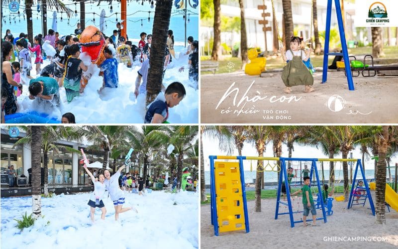 Khu vui chơi và hoạt náo dành cho trẻ em tại The Maris Glamping Vũng Tàu