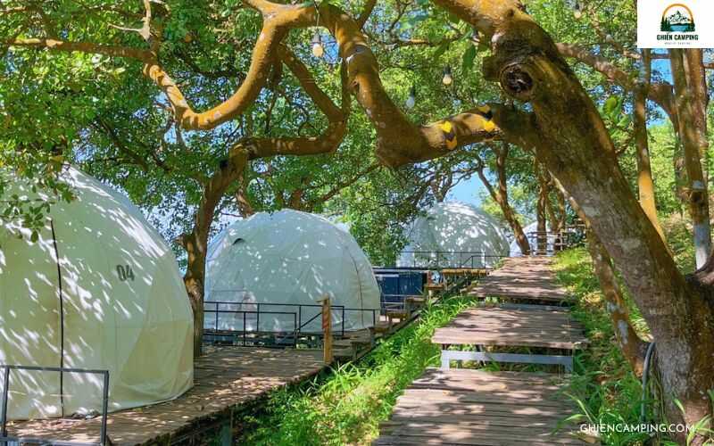 Trải nghiệm khu trại cao cấp đầy đủ tiện ích tại Tropical EGlamping
