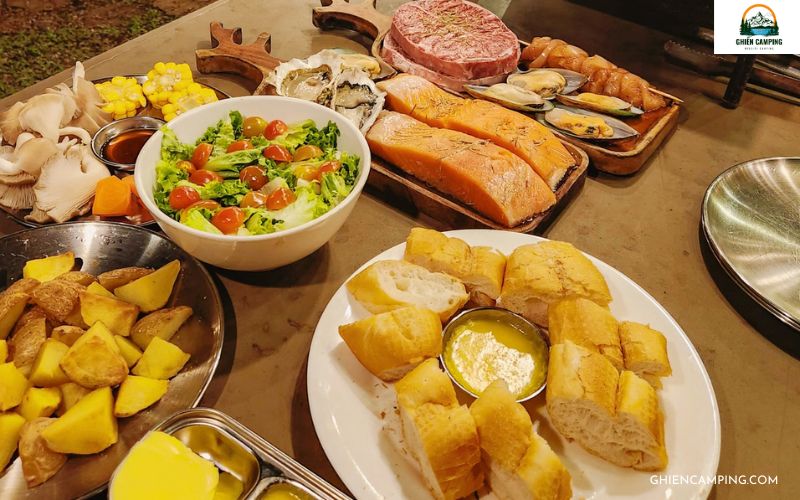 Thưởng thức ẩm thực hấp dẫn tại Tropical EGlamping