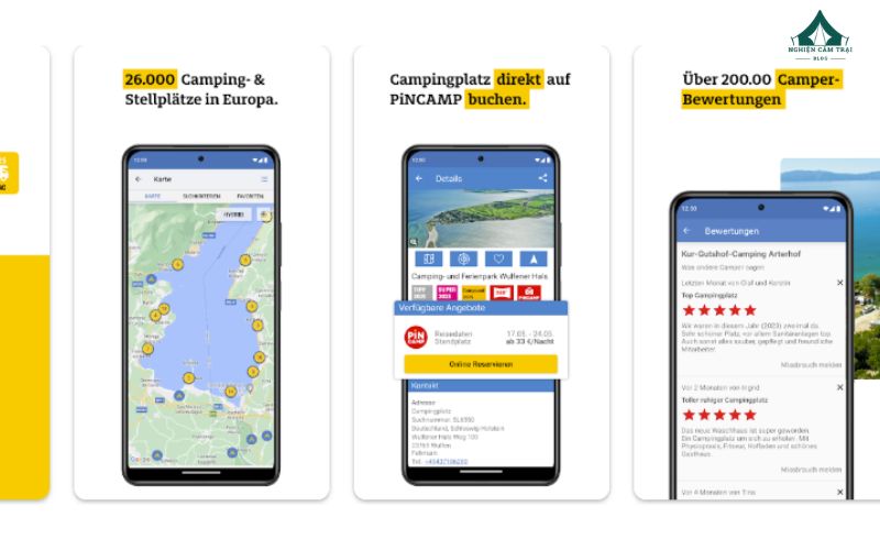 Top 6 app hỗ trợ cắm trại ô tô cho chuyến đi hoàn hảo hơn 12 ADAC Camping App – Hệ sinh thái cắm trại toàn diện