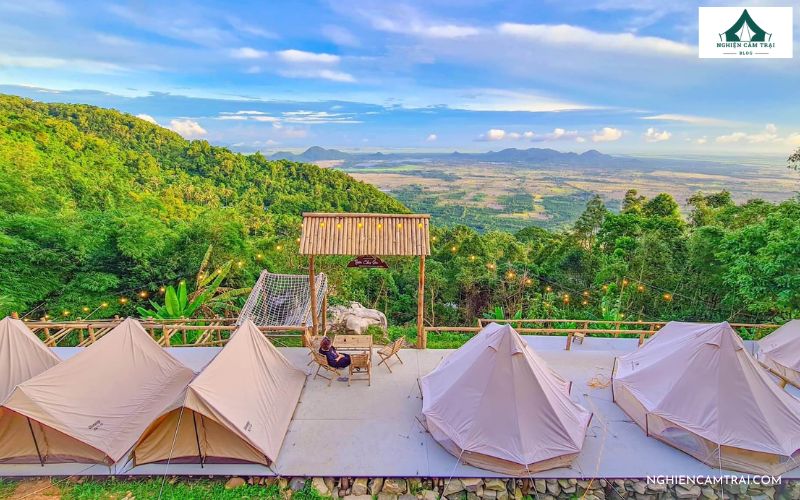 Ghim ngay 5+ điểm cắm trại An Giang gần núi Cấm chill cực đỉnh 12 Thiên Cẩm Sơn Camping – Homestay Núi Cấm