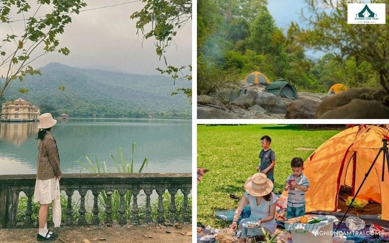 Top 7+ điểm cắm trại Ba Vì có view rừng thông chill nhất 15 Khu cắm trại Hồ Tiên Sa