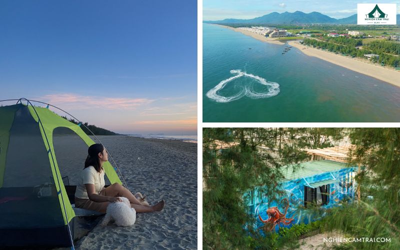 Top 5 địa điểm cắm trại Hà Tĩnh view đẹp, hoang sơ 6 Bãi biển Xuân Thành – Cắm trại Hà Tĩnh bên bờ biển hoang sơ, thơ mộng