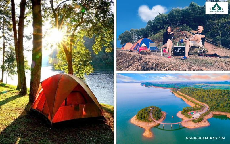 Top 5 địa điểm cắm trại Hà Tĩnh view đẹp, hoang sơ 8 Hồ Kẻ Gỗ – Không gian cắm trại ven hồ thoáng đãng