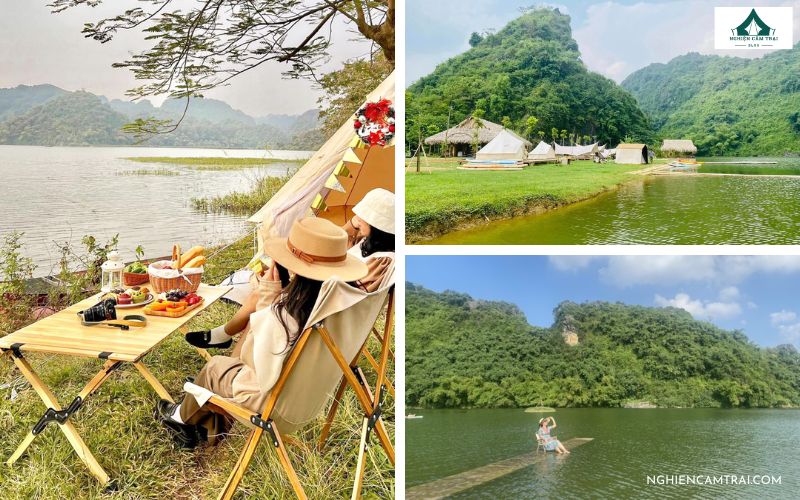 Review khu cắm trại Hồ Quan Sơn view núi đá gần Hà Nội 6 Giới thiệu về khu cắm trại hồ Quan Sơn