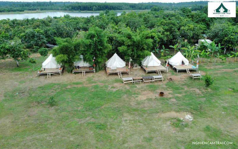 Review cắm trại Hồ Trị An từ A-Z: Kinh nghiệm, bãi đẹp và chi phí 21 Gạo Farm Stay cắm trại tại Hồ Trị An