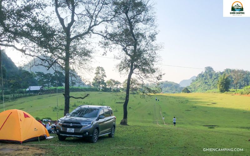 Cắm trại ở Bãi Bùi