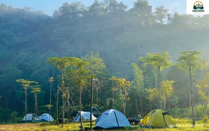 Cắm trại ở Hồ Đồng Chanh