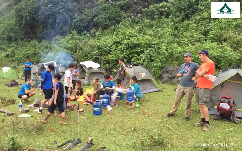 Tour cắm trại cho cả du khách trong và ngoài nước tại rừng Quốc Gia Cúc Phương