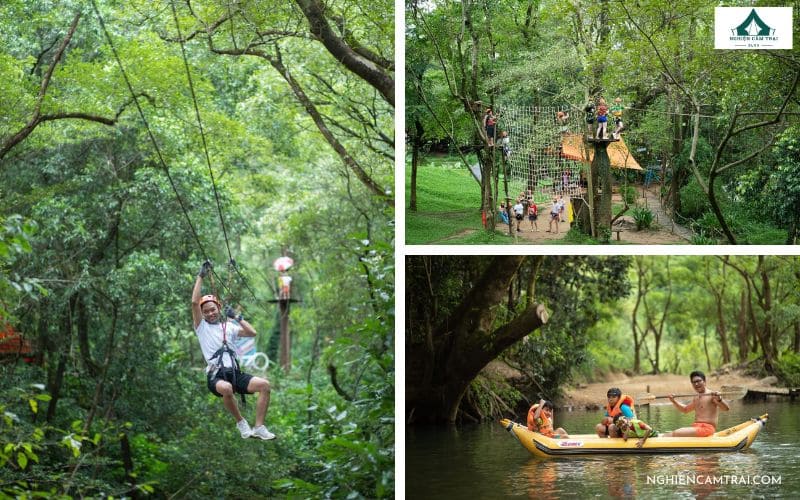 Trải nghiệm zipline, leo cây, chèo kayak – trải nghiệm cực chill tại Ozo Park Quảng Bình.