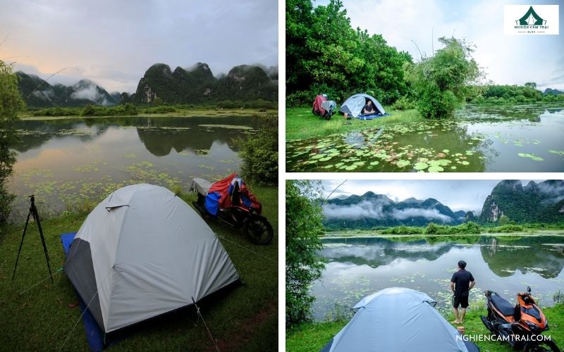 Camping ở Hồ Yên Phú