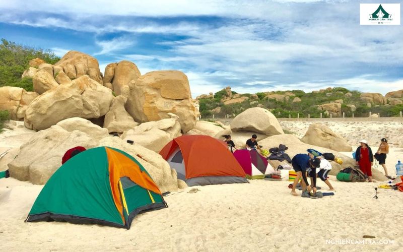 Cắm trại bãi biển Tam Thanh Quảng Nam