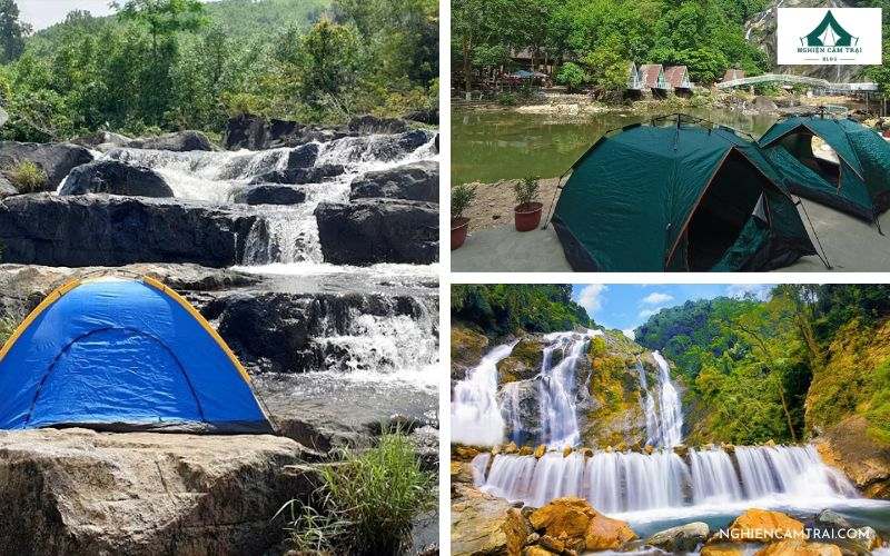 Top 7+ địa điểm cắm trại Quảng Ngãi view đẹp, cực chill 14 Tận hưởng không gian trong lành khi cắm trại tại Thác Trắng Minh Long