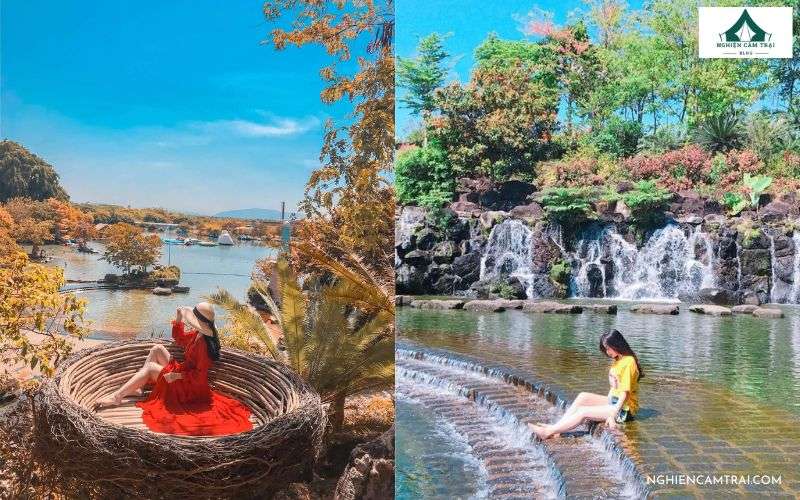 Check-in bên bờ suối Mơ đẹp như tranh