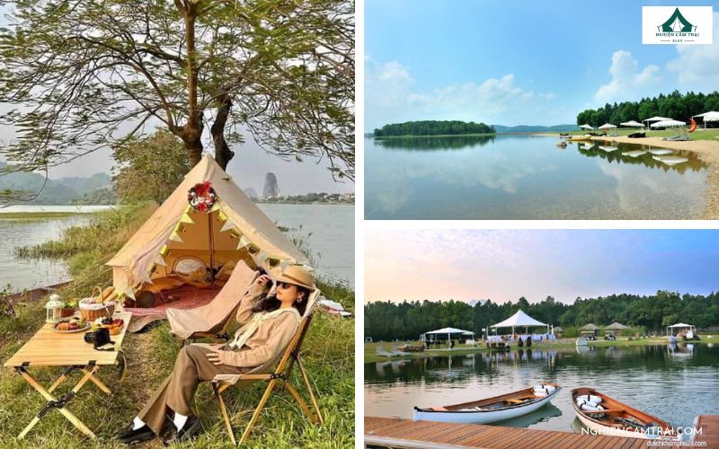 Top 10 địa điểm cắm trại Vĩnh Phúc tuyệt đẹp cho kỳ nghỉ chill 11 Cắm trại ở Hồ Đại Lãi, Vĩnh Phúc