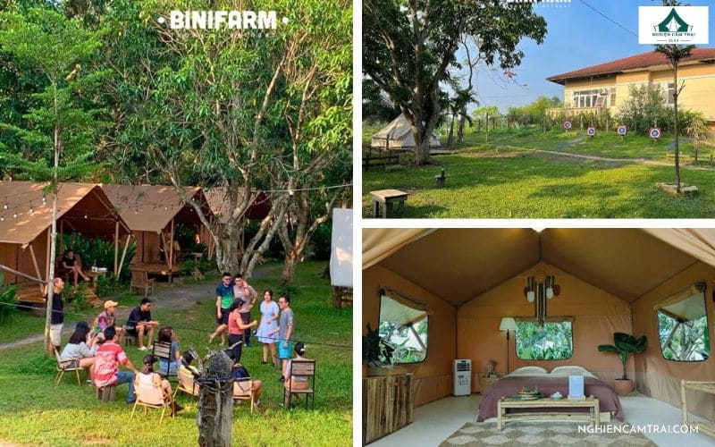 TOP 3 khu camping Củ Chi siêu đẹp cho hội mê xê dịch 5 Binifarm Tropical Retreat - Khu camping Củ Chi siêu hot