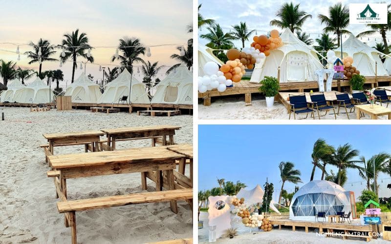Lều glamping sang chảnh, đầy tiện nghi