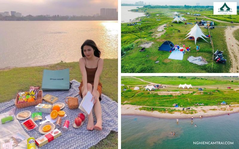 Check-in ngay 5+ địa điểm cắm trại Long Biên hot nhất hiện nay 7 Cắm trại ở chân cầu Vĩnh Tuy