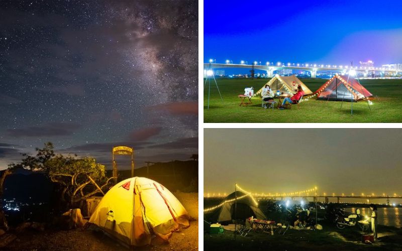 Top 15 khu cắm trại qua đêm gần Hà Nội đẹp, dễ đi, nhiều hoạt động 17 Cắm trại qua đêm miễn phí tại chân cầu Vĩnh Tuy