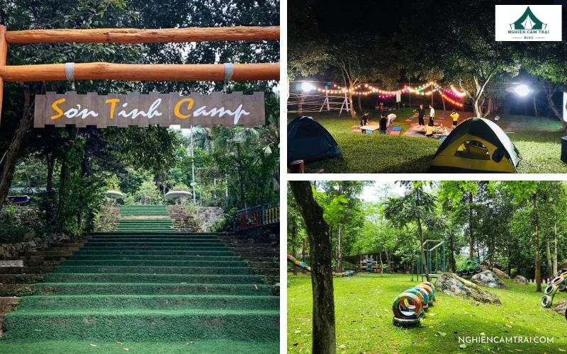 Top 15 khu cắm trại qua đêm gần Hà Nội đẹp, dễ đi, nhiều hoạt động 28 Sơn Tinh Camp 3 là khu cắm trại qua đêm gần Hà Nội dành cho hội muốn “trốn phố”