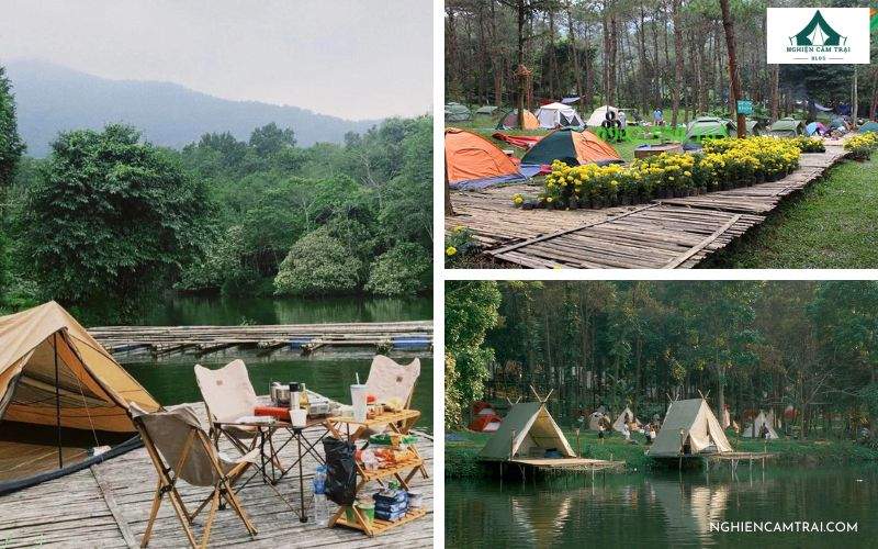 Top 15 khu cắm trại qua đêm gần Hà Nội đẹp, dễ đi, nhiều hoạt động 31 Medi Thiên Sơn là khu cắm trại qua đêm gần Hà Nội có dịch vụ trọn gói