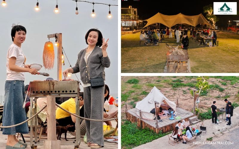 Sol Camping - Trải nghiệm cắm trại ven biển tại Hòn Dấu Resort 18 Tổ chức bữa tiệc nướng thú vị, lãng mạng tại SOL camping