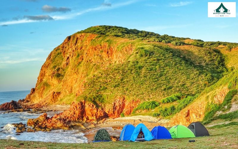 Cắm trại Mũi Yến là trải nghiệm khó quên