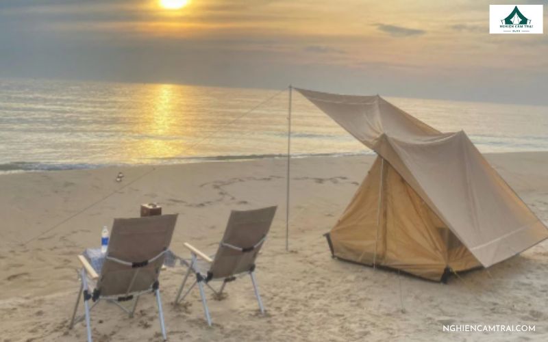 Biển Ba Động là một trong những địa điểm cắm trại Trà Vinh được yêu thích nhất