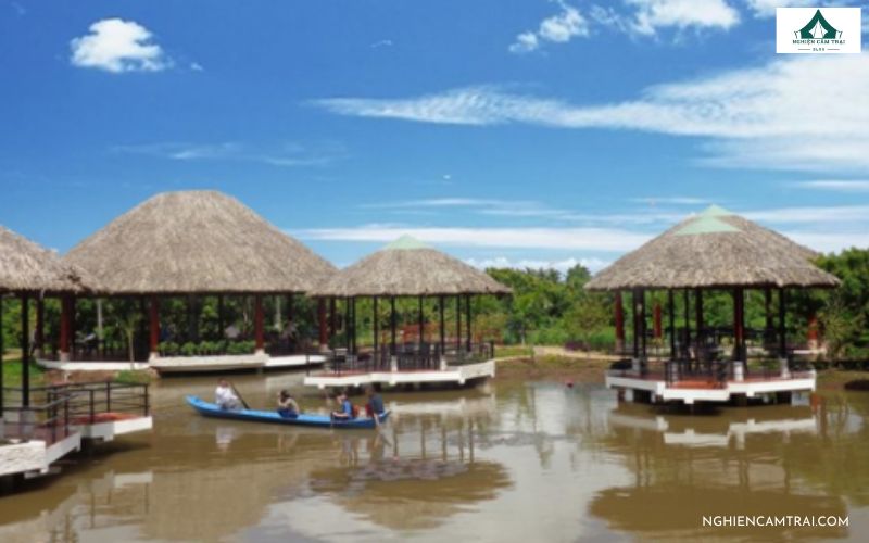 Cù Lao Long Trị là điểm cắm trại mang đến trải nghiệm vùng quê sông nước