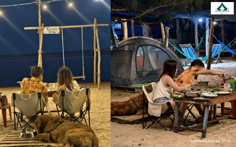 Review Camping Cô Sáu - Khu cắm trại ven biển Lagi ở Bình Thuận 12 Camping Cô Sáu là lựa chọn lý tưởng để cắm trại lagi ở Bình Thuận