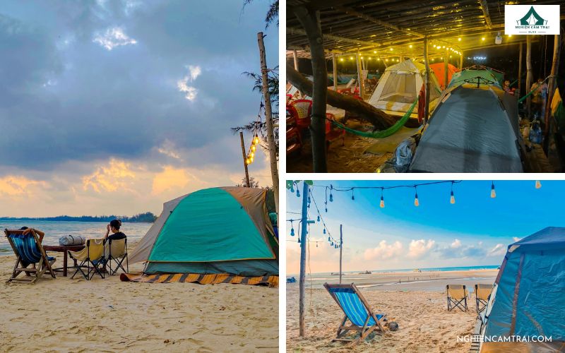 Review Camping Cô Sáu - Khu cắm trại ven biển Lagi ở Bình Thuận 16 Cắm trại ven biển Lagi Bình Thuận với hệ thống lều chất lượng