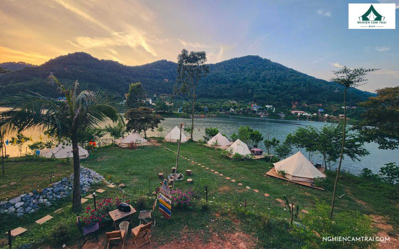 Giới thiệu đôi nét về khu camping hồ Đồng Đò