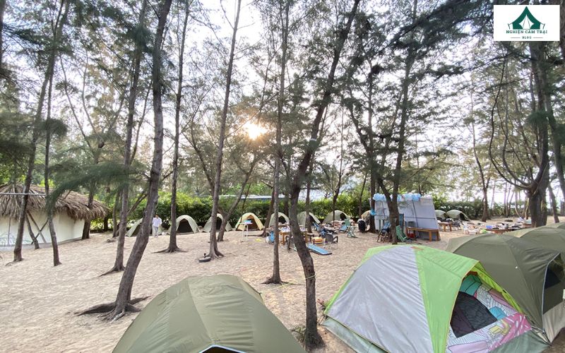Review khu cắm trại Paradise từ A - Z: Camping view biển cực đẹp 10 Dựng lều và có những giây phút thư giãn tuyệt vời