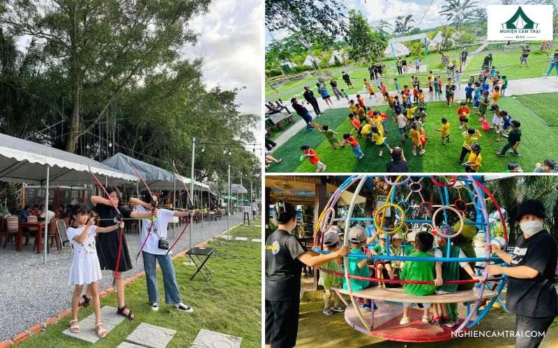 Sky Camping Củ Chi: Không gian cắm trại xanh mát gần Sài Gòn 10 Trải nghiệm các hoạt động bắn cung, ném phi tiêu khi cắm trại tại Sky Camping