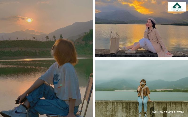 Cắm trại Hồ Hòa Trung Đà Nẵng: Điểm camping sống ảo chill bên hồ 15 Check-in “sống ảo” với background cực chất, siêu lung linh