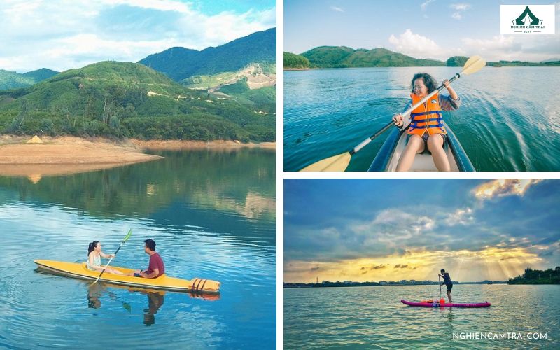 Cắm trại Hồ Hòa Trung Đà Nẵng: Điểm camping sống ảo chill bên hồ 16 Trải nghiệm chèo thuyền độc đáo